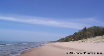 cirro-stratus clouds sky lake beach Michigan