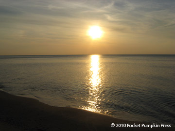 Sun Lake Michigan