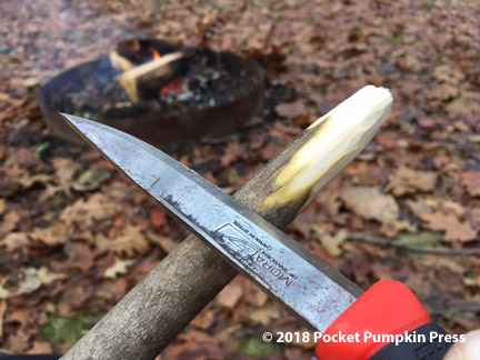 making a digging stick, holistic landcare